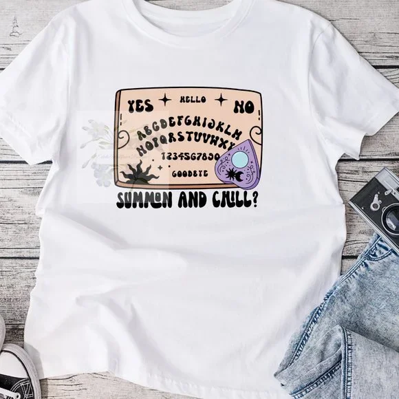 Summon & Chill Graphic Tee Shirt - Picture 1 of 1